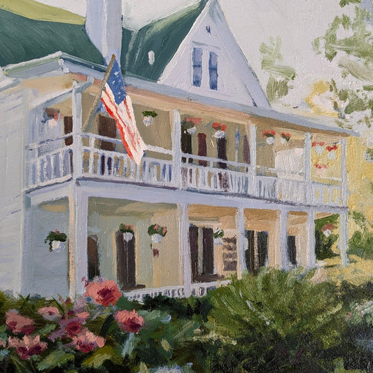 Custom house oil painting