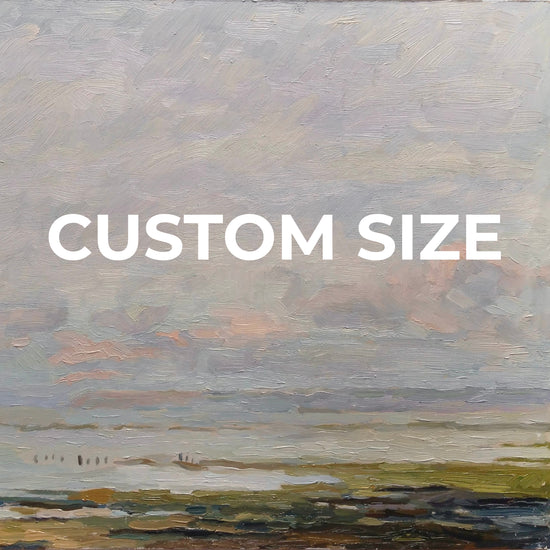 Custom size oil painting
